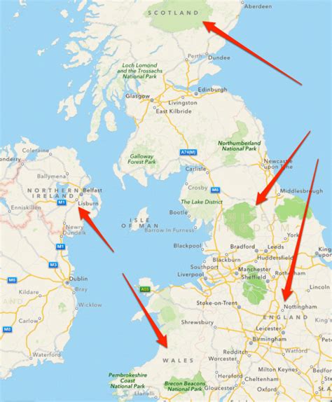 Verkennen van schotland bekijk de kaart van schotland. Did Google Maps Lose England, Scotland, Wales & Northern ...