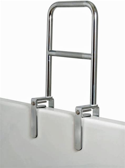 Assists in entering and exiting your tub safely. Carex® Dual Level Bathtub Rail