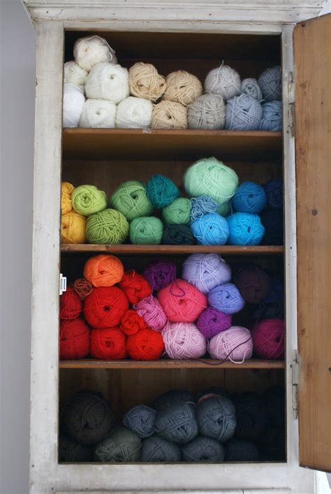 Wool Storage Colors On Request Blogged By Sfgirlbybay Blog Flickr