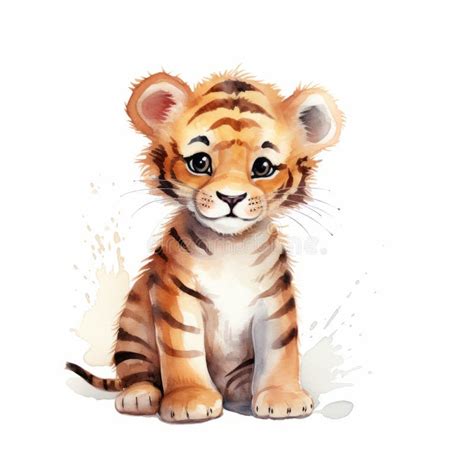 Tiger Cub Realistic Stock Illustrations 112 Tiger Cub Realistic Stock