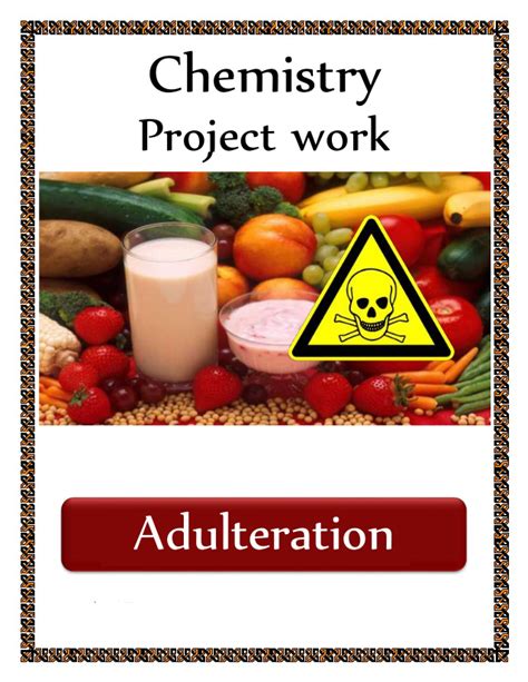 We speak with founder suzanne mooney this morning about the lost food project and it's mission to bring wastage awareness and food conservation to the masses. Kids Science Projects - Adulteration of Food (Chemistry ...