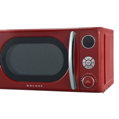 Galanz 07 Cu Ft 700 Watt Countertop Microwave In Red Retro Ebay