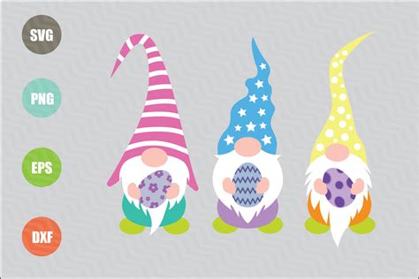 Easter Gnomes SVG By NewSvgArt | TheHungryJPEG