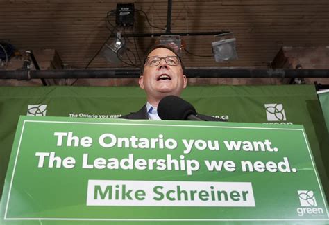 Ontario Green Leader Mike Schreiner Says He Wont Cross The Floor To