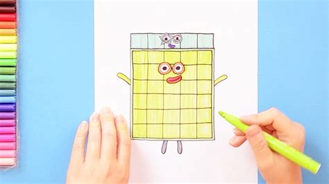 How To Draw Numberblocks 35 Youtube