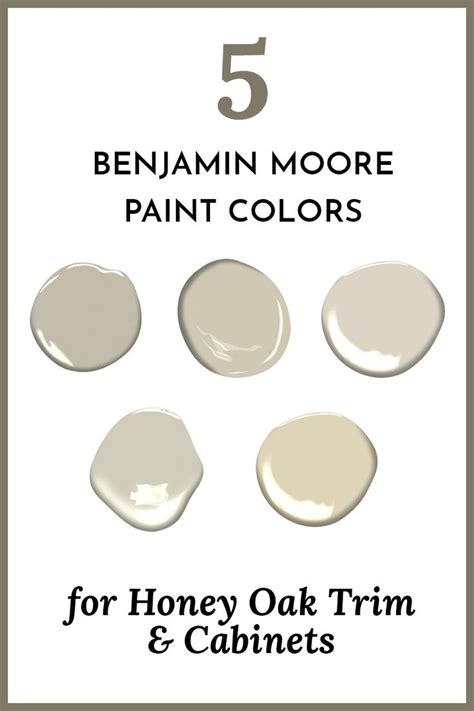 Five Beautiful Benjamin Moore Paint Colors For Honey Oak Trim
