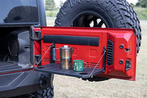 Rough Country 10630 Folding Tailgate Table For 07 18 Jeep Wrangler Jk