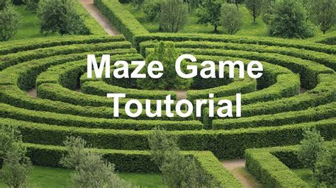 How To Make A Maze Game Pt 1 Youtube