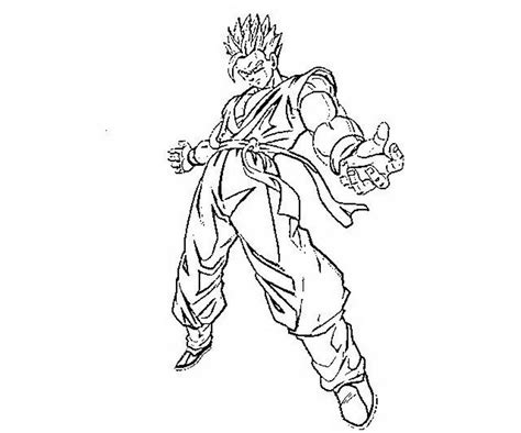 Fanboys/girls unite, it's super saiyan 3 gohan. Gohan Coloring Pages at GetColorings.com | Free printable colorings pages to print and color