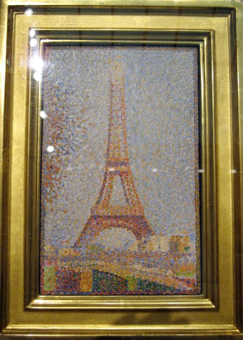 Seurat The Eiffel Tower Georges Seurats The Eiffel Tower Flickr