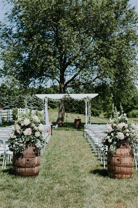 34 Stylish Outdoor Wedding Aisle Décor Ideas Chicwedd