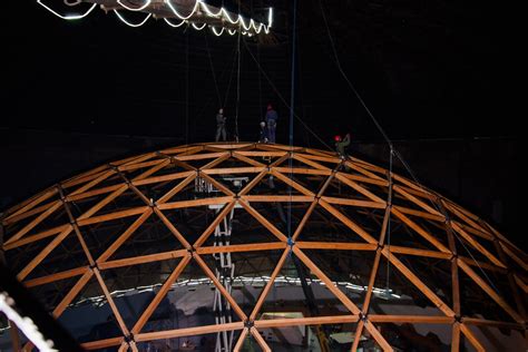 Gallery Of This Wooden Geodesic Dome Contains The Worlds Largest