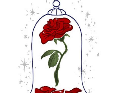 Download High Quality Beauty And The Beast Clipart Enchanted Rose