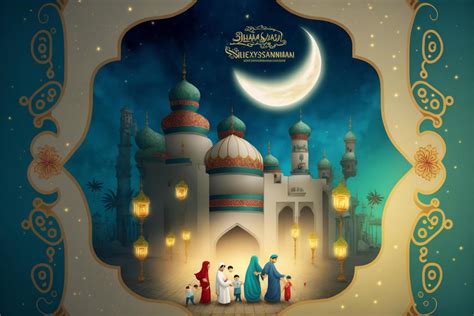 Ramzan Mubarak Happy Ramadan Eid Festive Ai Generated 22402948 Stock