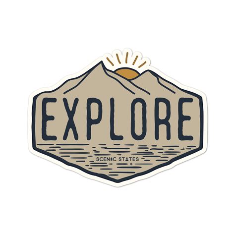 Explore Sticker Scenic States