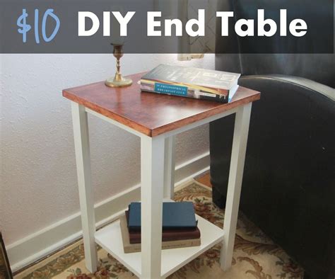 Simple Diy End Table For 10 8 Steps Instructables