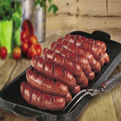 Smoked Bratwurst 4 Lbs Package Of Brats Nueskes