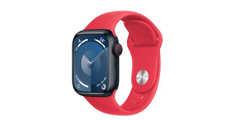 acheter apple watch series 9 gps cellular boîtier 41 mm en aluminium minuit bracelet sport