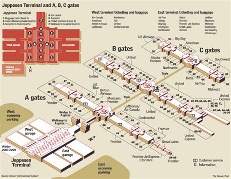 Map Of Denver Airport Rental Cars Download Them And Print