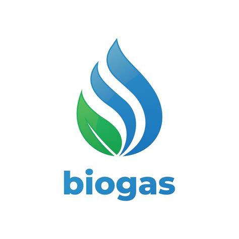Premium Vector Biogas Logo Concept