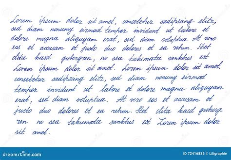 Calligraphic Handwritten Letter Handwriting Manuscript Texture Stock