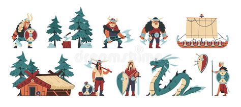 Scandinavian Warriors Stock Illustrations 546 Scandinavian Warriors