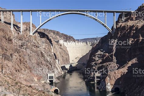 Hoover Dam Bypass Bridge Canyon View Stock Photo Download Image Now
