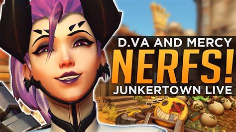 Overwatch Dva And Mercy Nerfed Again Junkertown Live On Ptr Youtube
