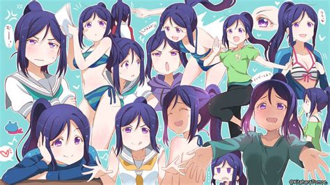 Waifu Collage Anime Love Matsuura Kanan Matsuura