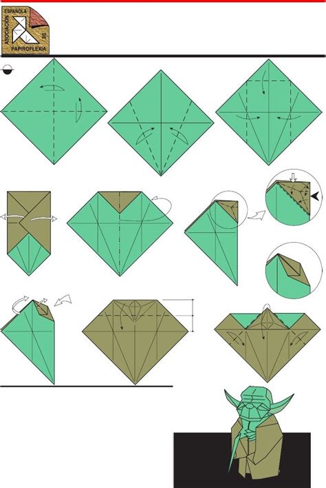 Star Wars Origami Star Wars Origami Origami Yoda Instructions
