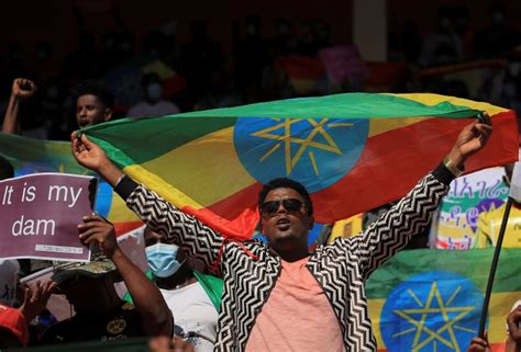 Ethiopians Denounce Us At Pro Government Rally In Addis Ababa