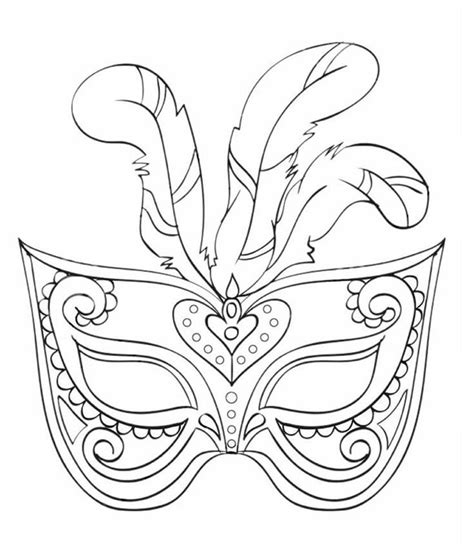 Auf dieser kinderseite finden sie ausmalbilder, mandalas, mandalas für kinder und jugendliche, kindermandala,bastelarbeiten, vorschulthemen, basteln mit kleinkindern, schule, lernen. Karnevalsmaske Malseite Feder #kinder #print #carnival ...