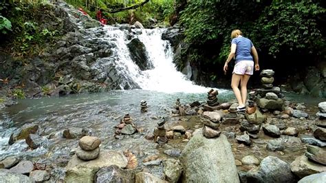 Pulang Bato Falls Valencia Stone Stacking Challenge Youtube
