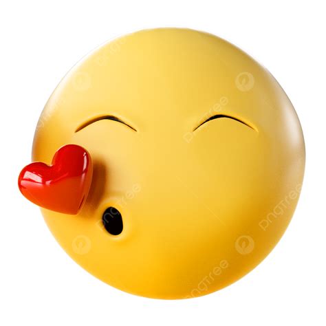 Cute Emoji Clipart Hd Png Emoji 3d Rendering Cute 3d Emoticons Love