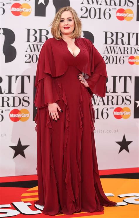 Adele Wins Brit Awards 2016 British Female Solo Artist Trophy At Annual