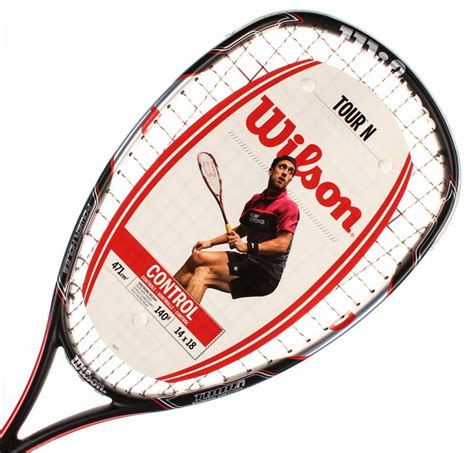 Używana rakieta do squasha w komplecie z torbą i dwie piłeczki. Rakieta do squasha WILSON Tour N 140g - 7045900850 ...