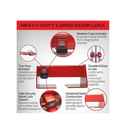 Equipment Lock Hdcdl Steel Heavy Duty Cargo Door Lock Pete Organics