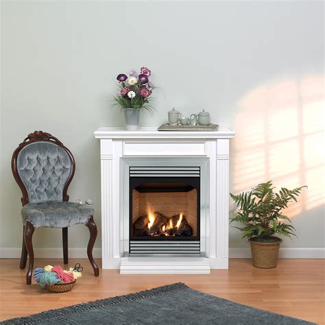 White Mountain Hearth 24 Inch Ventless Gas Fireplace With Slope Glaze