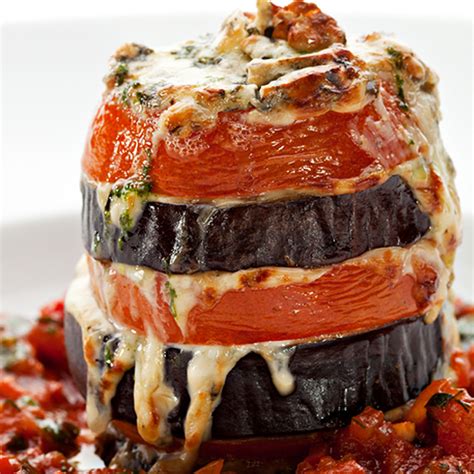 Easy Cheesy Eggplant And Tomato Stacks Recipe