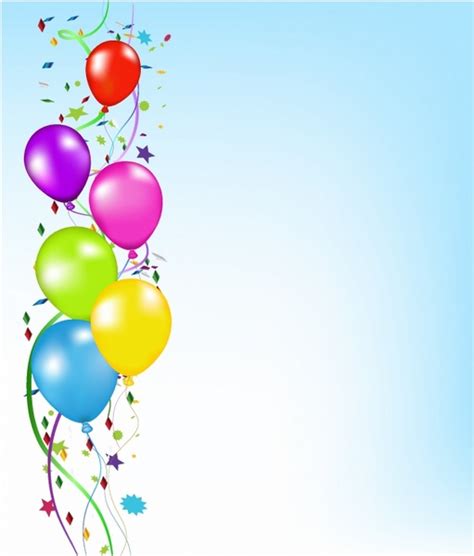 Party Balloons Background Free Vector Download 51796 Free Vector For