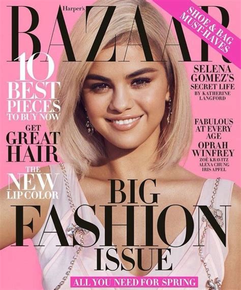 Selena Gomez Looks Flawless On Harpers Bazaar March 2018