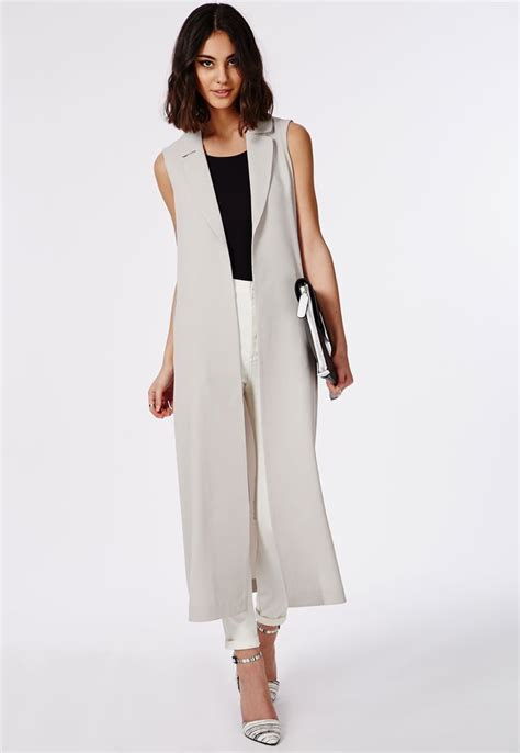 Missguided Maxi Sleeveless Duster Coat 57 Summer Outfit Ideas