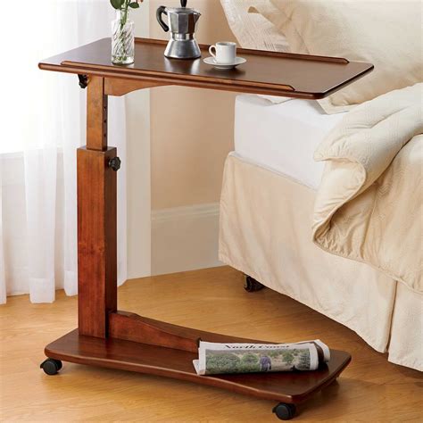 Adjustable Bedside Table Bed Tray Diy Bedside Table Diy Bed Table