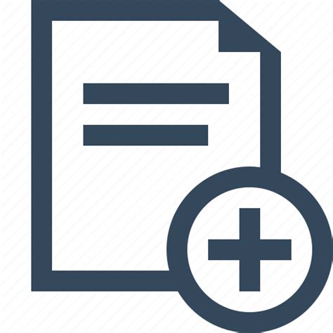 Add Document Add File Create Create File File New File Icon