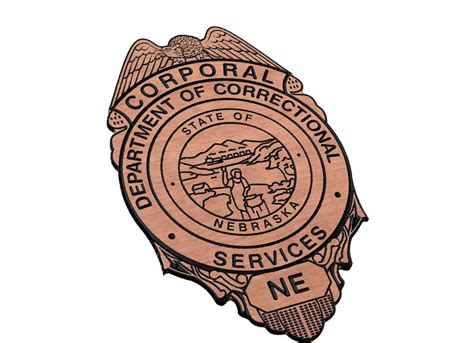 Department Of Corrections Badge Svg Etsy
