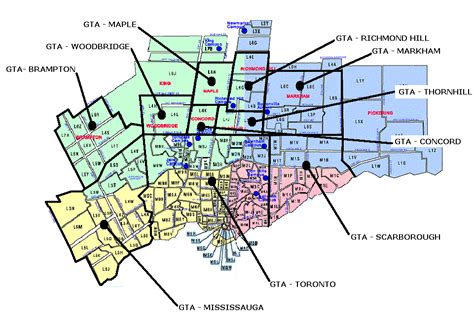 Toronto Postal Code Map