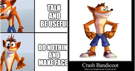 10 Absolutely Hilarious Crash Bandicoot Logic Memes