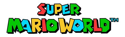 Image Super Mario World Logopng The Nintendo Wiki Wii Nintendo