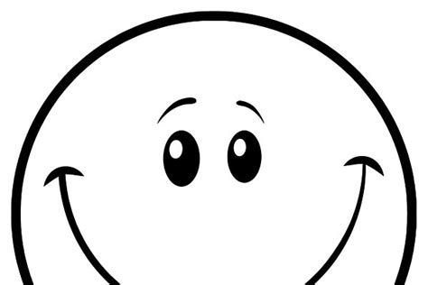 This is a text emoticon called white smiling face and also part of the unicode emoji symbols with the name as smiling face. Black And White Smiley Face Emoji | Custom-Designed ...