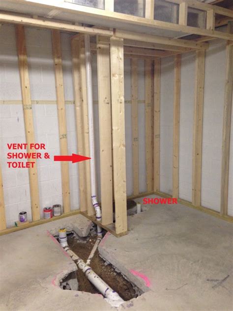 How to vent a toilet in a basement. Basement bathroom--use shower vent for toilet | Terry Love Plumbing Advice & Remodel DIY ...